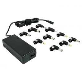 Leotec Cargador de portátil 70W automático con 10 conectores Voltaje 15-20V